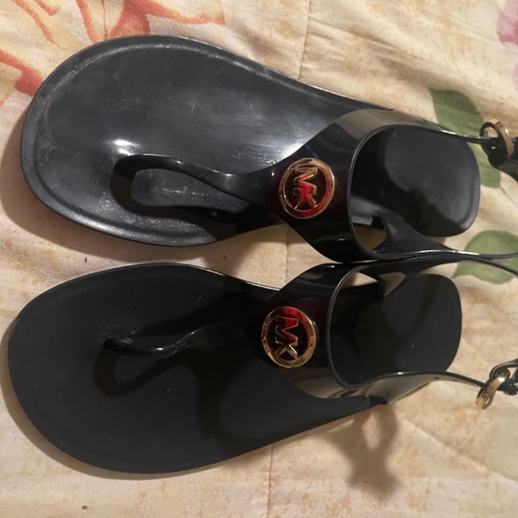 Michael kors navy blue jelly sandals size 6 - Picture 3 of 4